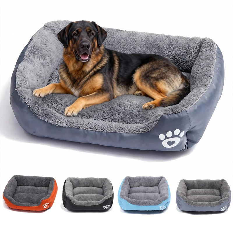Large Dog Sofa Bed Cushion - Washable, Insulated Pet Bed for Medium Dogs & Cats