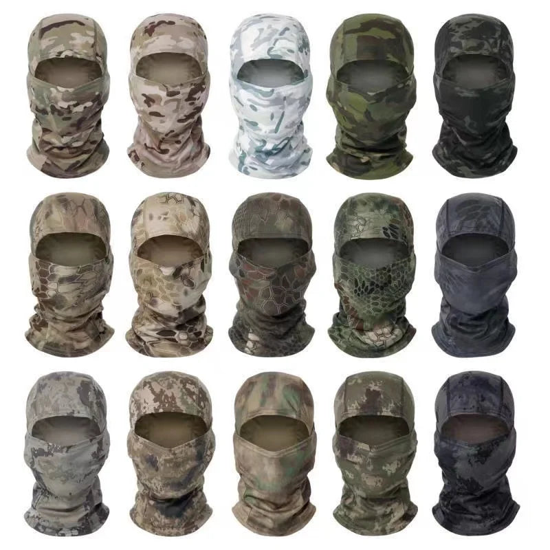 Camouflage Full Face Mask for Cycling, Skiing, Hunting & Outdoor Sports