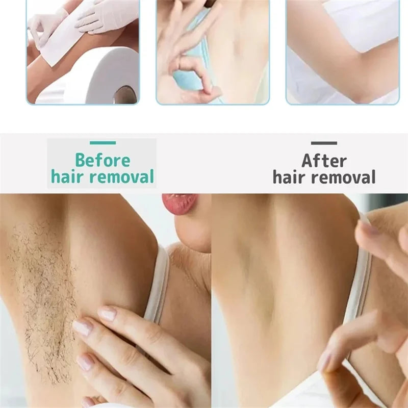 50m/100m Nonwoven Wax Strips for Hair Removal Body Cloth - Salon Quality