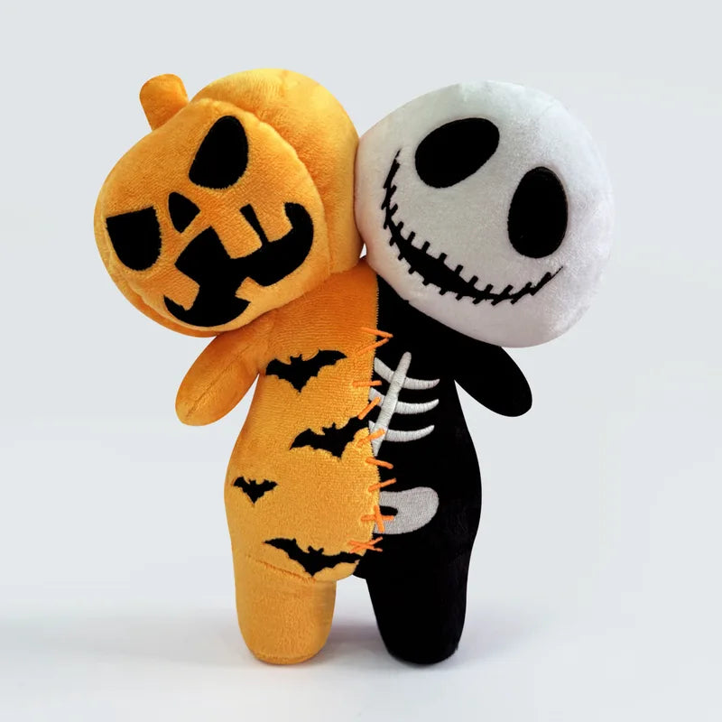 Halloween Nightmare Before Christmas Plush Doll Toy - Skeleton Pumpkin Cartoon Kids Gift