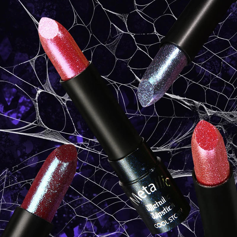 Liquid Lipstick with Glitter and Shimmer - Long Lasting, Non-Sticky Lip Makeup