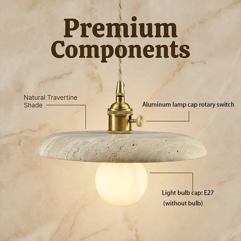 Yellow Cave Stone Ceiling Lamp - Zen Style Corridor & Hallway Light