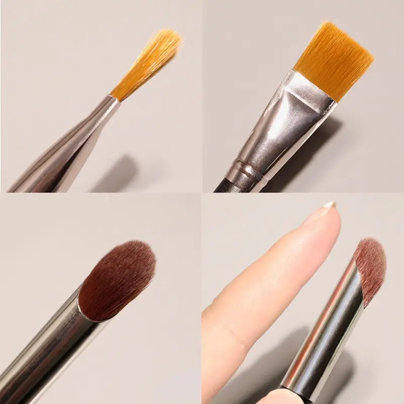 Large Eyeshadow & Contour Makeup Brush Set - Face Foundation & Concealer Brush