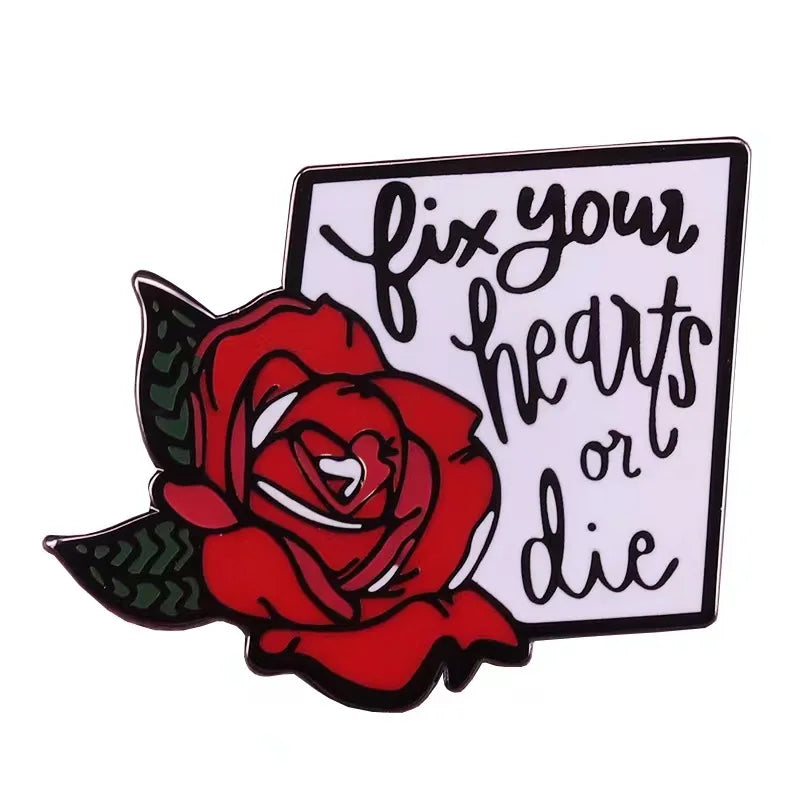Twin Peaks Enamel Pin Horror TV Drama Brooch - Metal Badge for Jackets & Backpacks