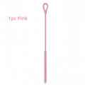 Long Silicone Straw Cleaner Brush for Reusable Cups & Straws - Deep Cleaning Tool