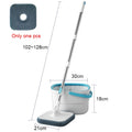 Spin Mop Floor Cleaning Kit with 360° Rotating Head and Water Spray — Household Floor & Dust Mop