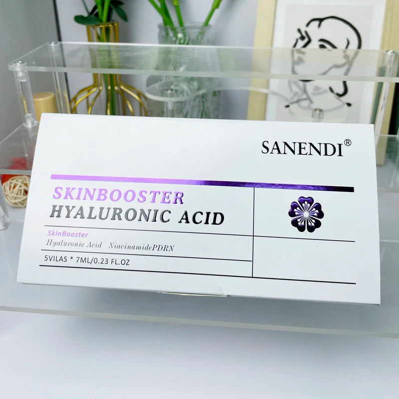 Face Serum with Hyaluronic Acid and Copper Peptides - Hydrating Anti-Aging Solution - 10 Vials