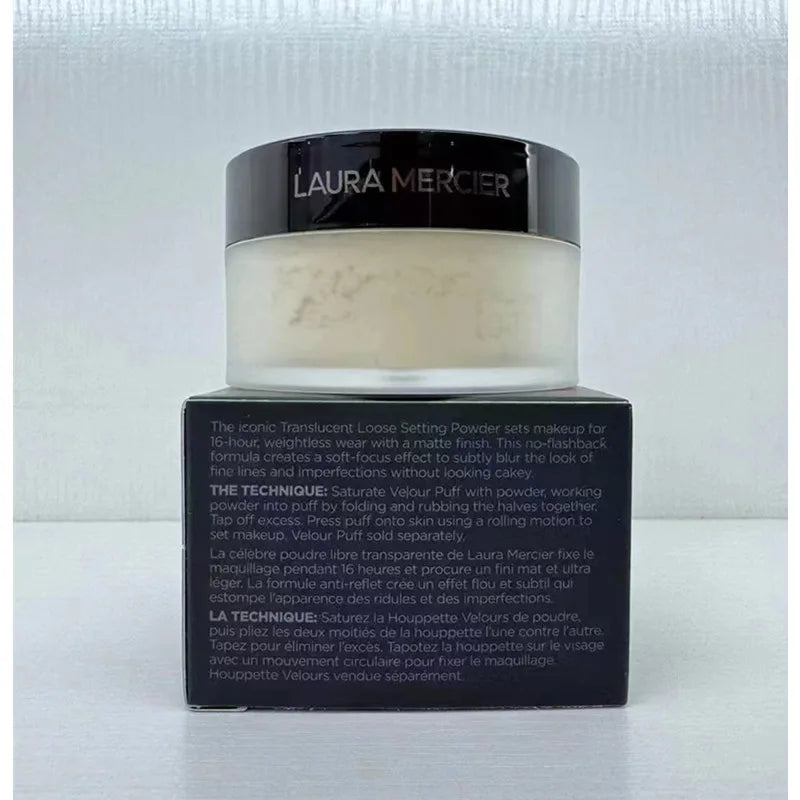 Long-Lasting Transparent Setting Powder with Oil Control - Lightweight Makeup Fixing