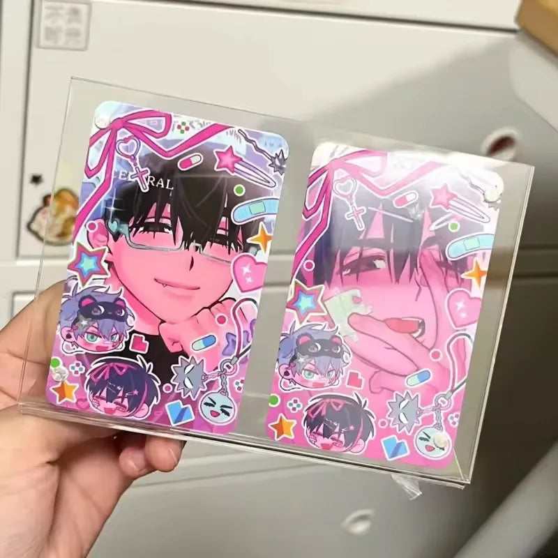 55pcs Anime Alien Card Photo Set Waterproof PVC Mini Postcards & Bookmarks