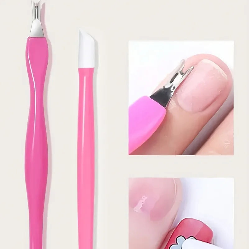 7-in-1 Nail Art Tool Set with Nail Lamp & Dead Skin Pusher - Professional Manicure Kit
