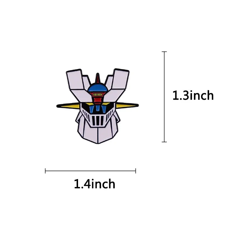 Anime Mazinger Z Enamel Pin Badge Jewelry Brooch Collector Gift