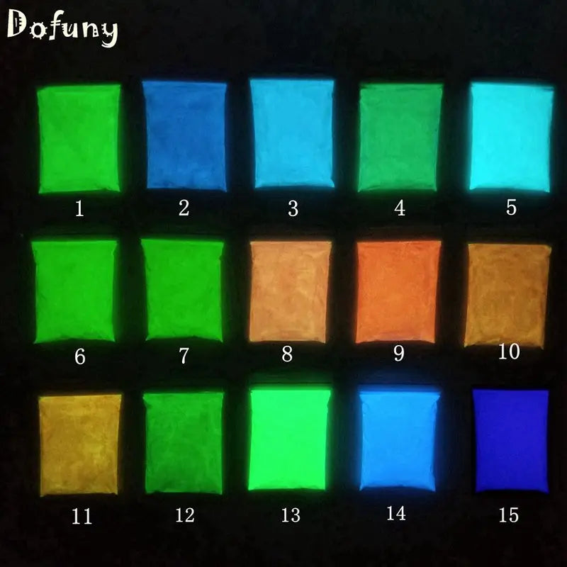High Brightness Glow in the Dark Powder - Luminescent Pigment for Crafts & Nails