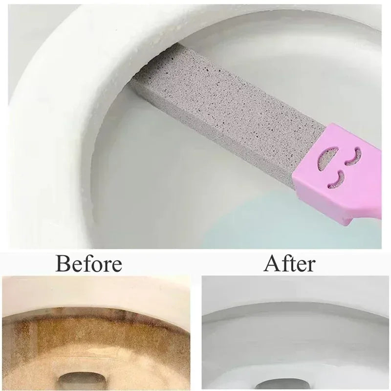 Pumice Stone Cleaning Stick for Toilet, Limescale & Rust Removal, Bathroom Tile & Sink Brush