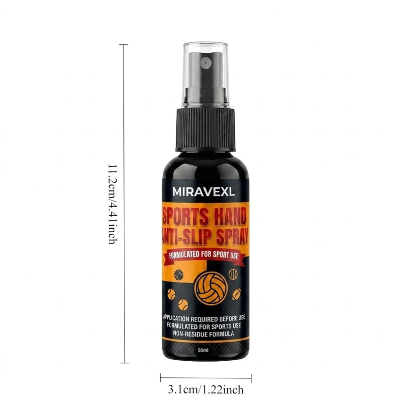 Grip Spray for Sports & Workout Hand Control - Anti-Sweat, Non-Sticky, 30/50ml