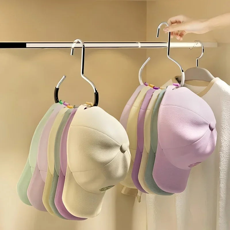 Versatile Round Hook for Hats, Scarves, Bags & Accessories - Heavy Duty, Non-Deformable