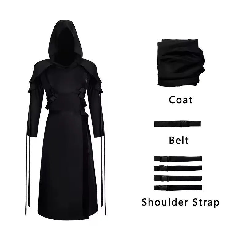 Ghost Face Cosplay Costume for Dead by Daylight Role Play Halloween Party