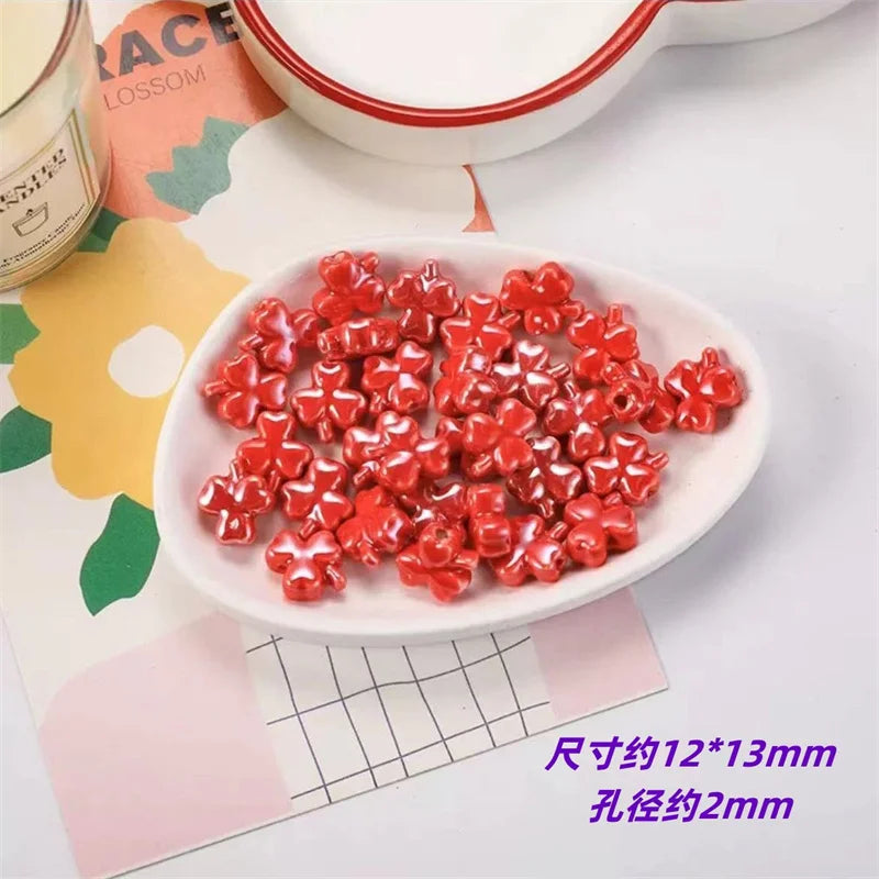 12mm Multicolor Ceramic Beads for Jewelry Making - Spacer Beads DIY Craft Supplies
