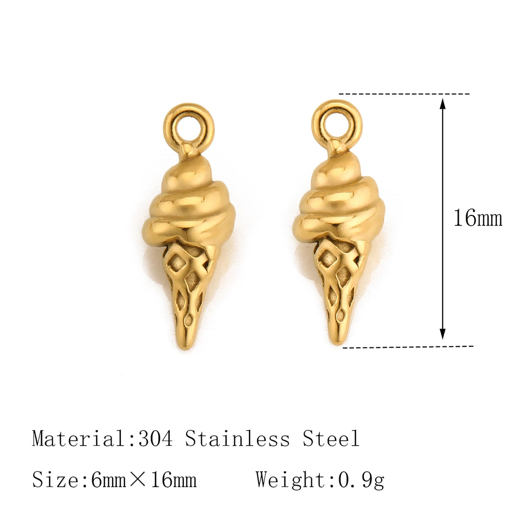 Set of 3 Stainless Steel Charms for Jewelry Making - Airplane, Cowboy Boot, Ox Horn Pendants, Waterproof Findings