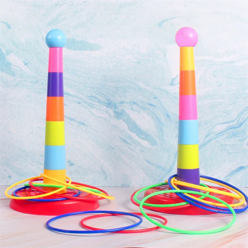 Children Throw Circle Game Stacking Toys Indoor Outdoor Parent-Child Fun