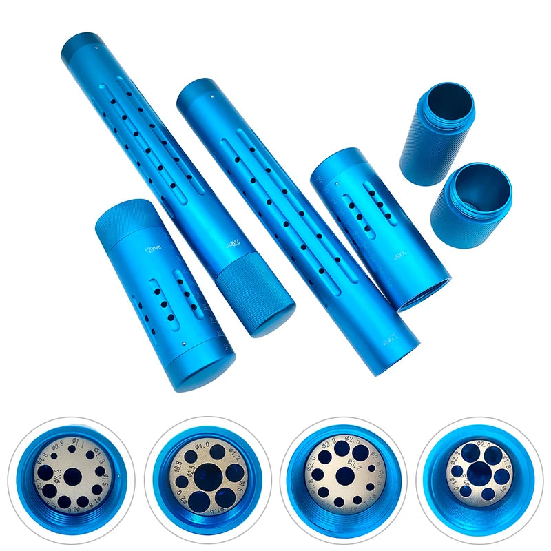 Sterilization Tube Drill Bits for Orthopedic Kirschner Wires - Aluminium Alloy