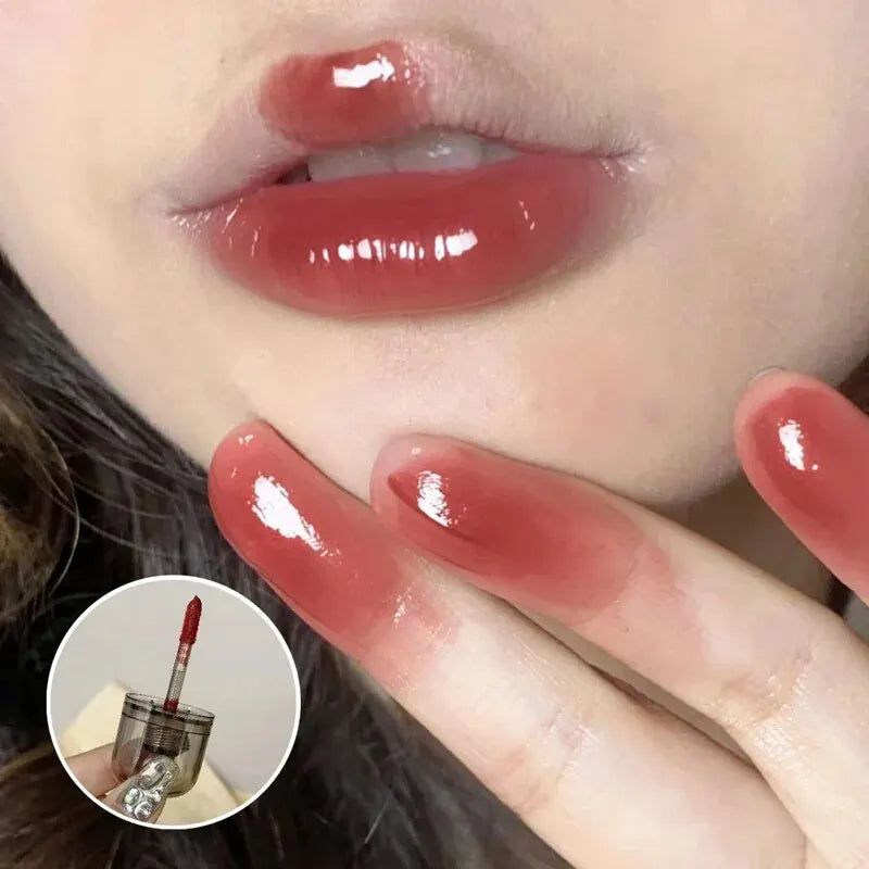 Moisturizing Lip Glaze & Night Mirror Set - Quick-Forming Lip Film