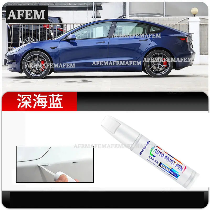 Automotive Touchup Pen for Car Scratch Repair - Pearl White, Blue, Black, Red & More