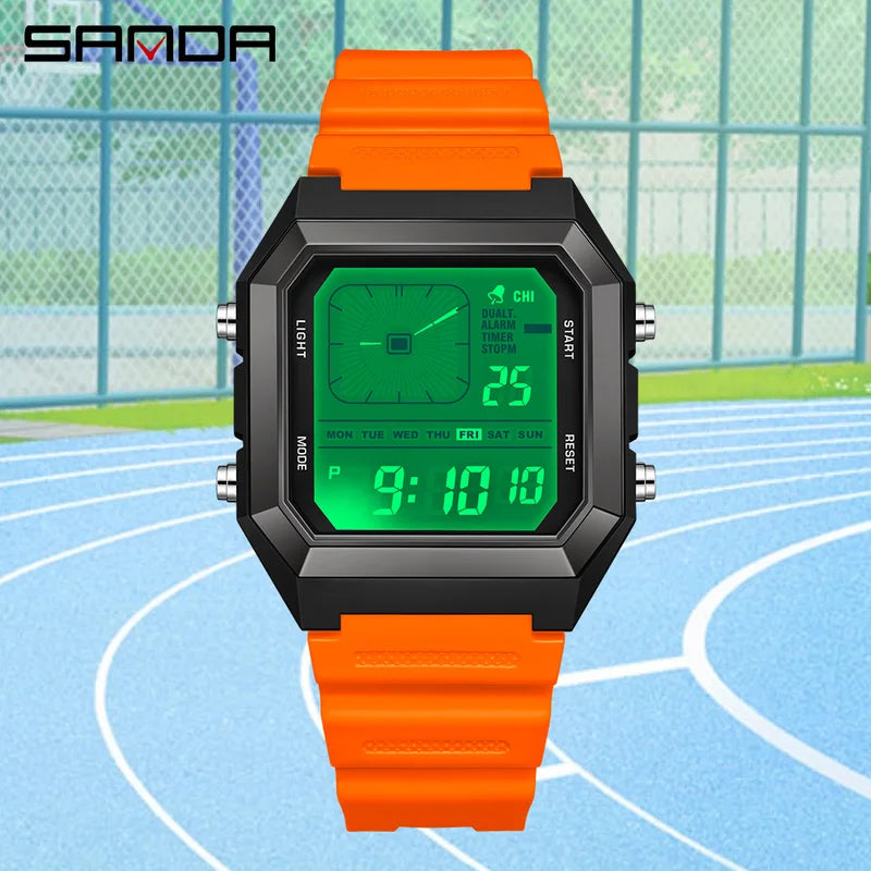 Digital Sports Alarm Watch for Men Women Boys Multifunction Luminous Chronograph