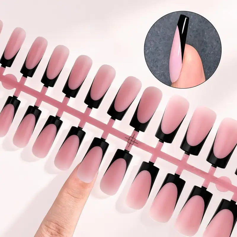 60Pcs Press-On Toe Nails Full Cover Artificial Fake Nail Tips for Women Menicure