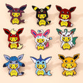 9Pcs Cute Pikachu Brooch Set Enamel Pin Jewelry for Clothing & Backpack