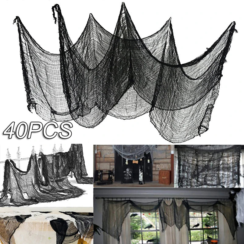 Halloween Creepy Gauze Cloth Decorations for Haunted Houses & Party Doors