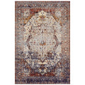 Large Retro Style Area Rug for Bedroom & Living Room - Washable Non-Slip Floor Mat