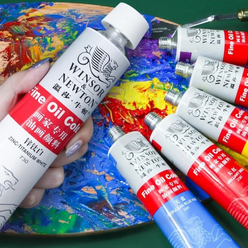 Oil Paint Set 45ml - Professional Art Supplies for Canvas, Wood, Paper