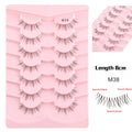 False Eyelash Set 3/5/7 Pairs Long Natural Mink Lashes for Daily Makeup
