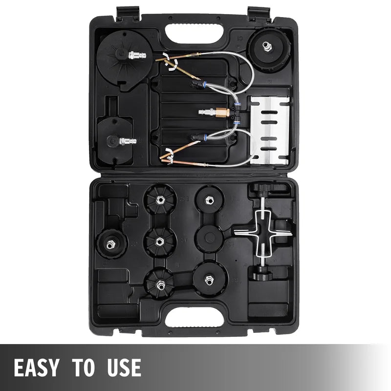 Automotive Brake Bleeder Kit - Portable Air Pressure System for Hydraulic Brakes