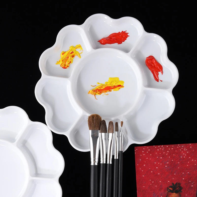 Imitation Porcelain Color Palette for Art and Crafting - Plum Blossom White