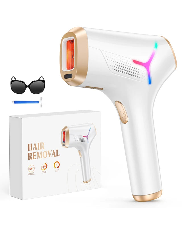 IPL Hair Removal Device for Women & Men Painless Permanent Body & Facial Treatment