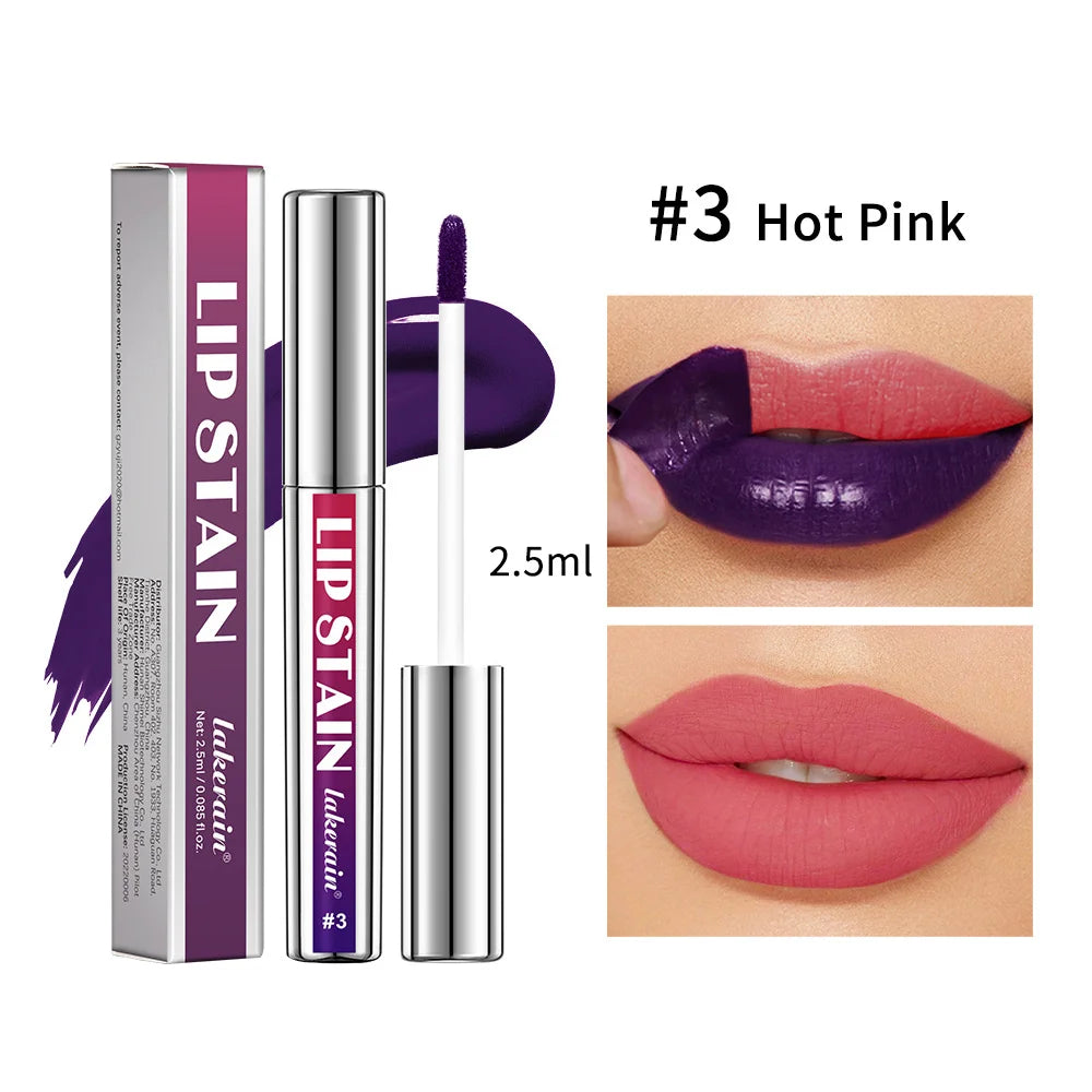 Peel Off Long Wear Lip Stain - Natural Shades, Water-Resistant & Hydrating