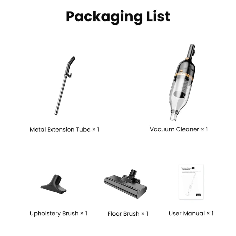 Corded Stick Vacuum Cleaner 600W Powerful Handheld & 3-in-1 Lightweight for Home Pet Hair