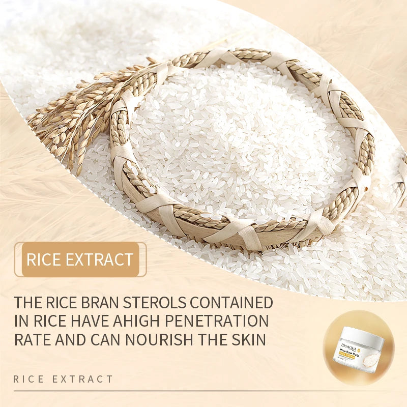 Rice Puree Face Cream Moisturizer Hydrating Whitening Skin Care 50g