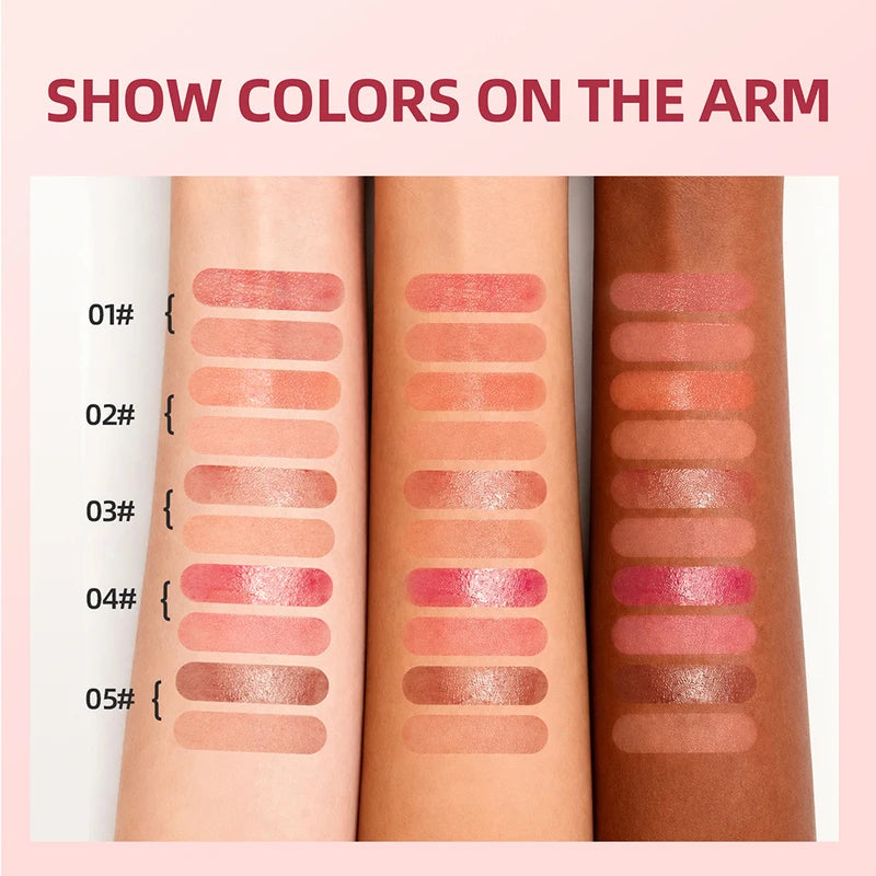 Moisturizing Lip Gloss with Pearl Finish - Volumizing, Long-Lasting Lip Makeup