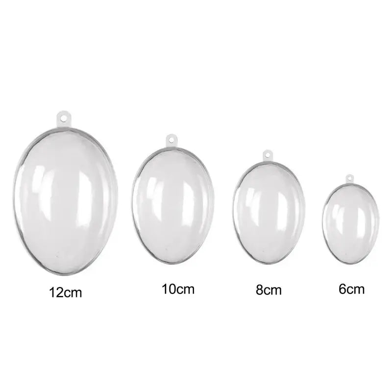 5PCS Easter Egg Party Supplies Plastic Hollow Hanging Favors Candy Box Home Decor