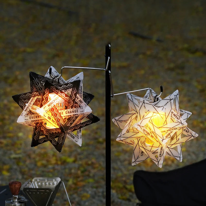 Outdoor Star Camping Light Shade Waterproof Atmosphere Lampshade - Wear-Resistant, Lightweight, Easy Assembly