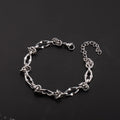 Titanium Steel Bracelet for Men Women Irregular Chain Link Jewelry Adjustable Trendy