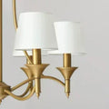 Vintage Pendant Light with Fabric Lampshade - E14 Indoor Ceiling Lighting for Living Room & Bedroom