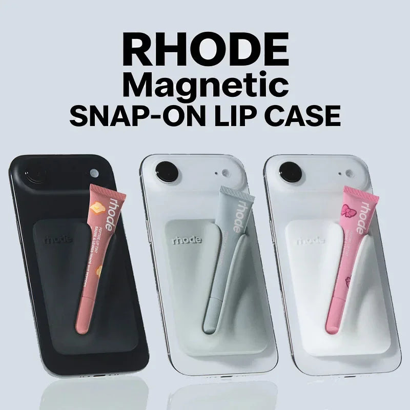 Magnetic Snap-On Lip Gloss Holder Phone Case for iPhone - Multiple Colors