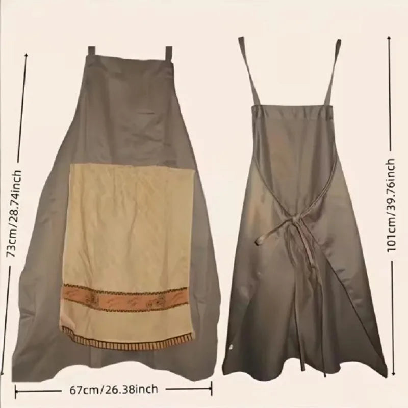 Funny Prank Apron for Men with Hidden Pocket - Creative Gift for Chefs