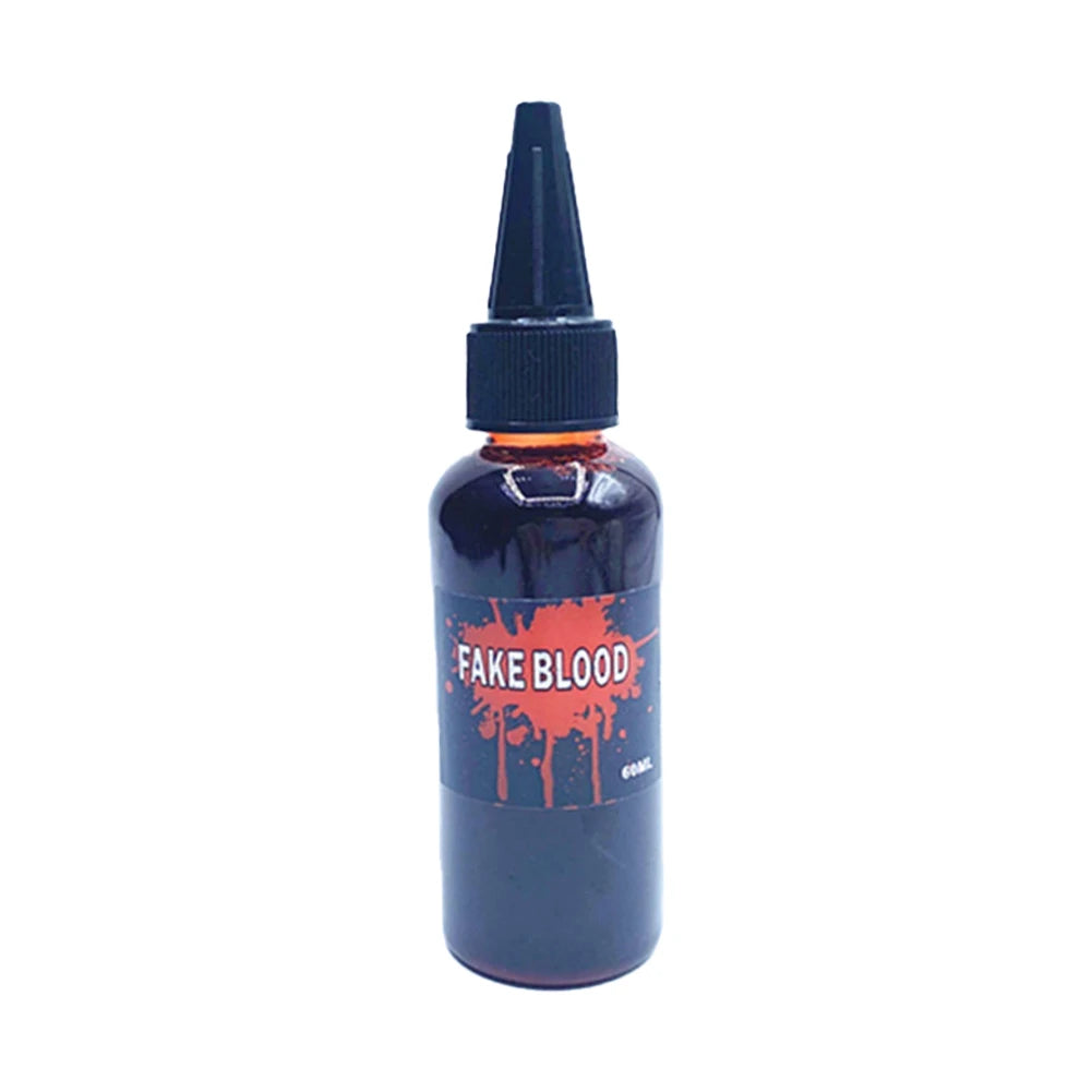 Fake Blood Prop for Halloween Cosplay & Film - 60ml Liquid Blood Makeup Supplies