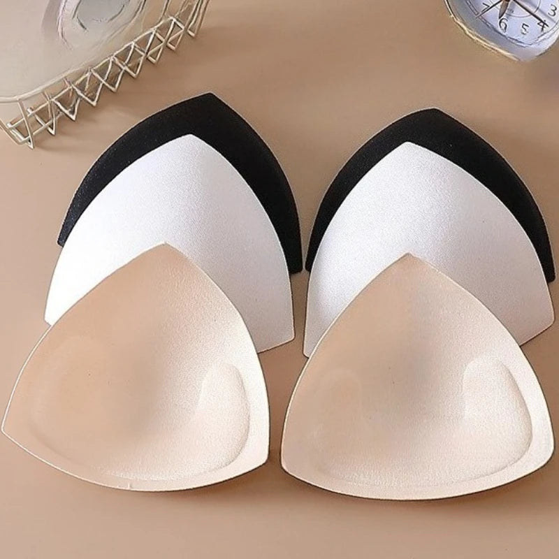 Triangle Push Up Bra Pads Set - Invisible Breast Enhancers 100PCS Women