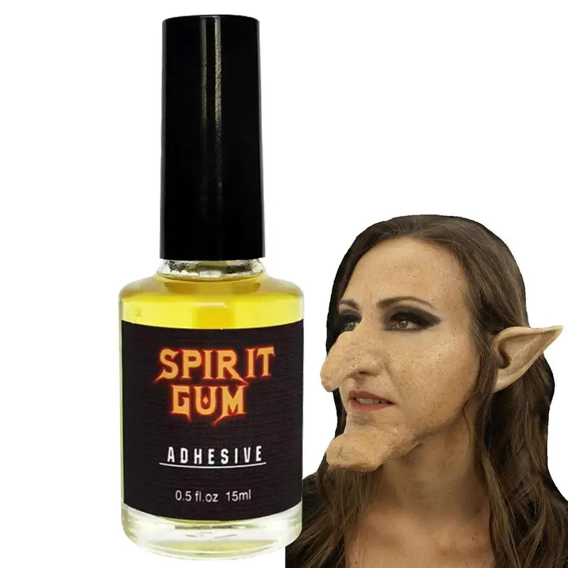 Spirit Gum Fake Beard Adhesive for High-Realism Face Makeup Halloween Costumes