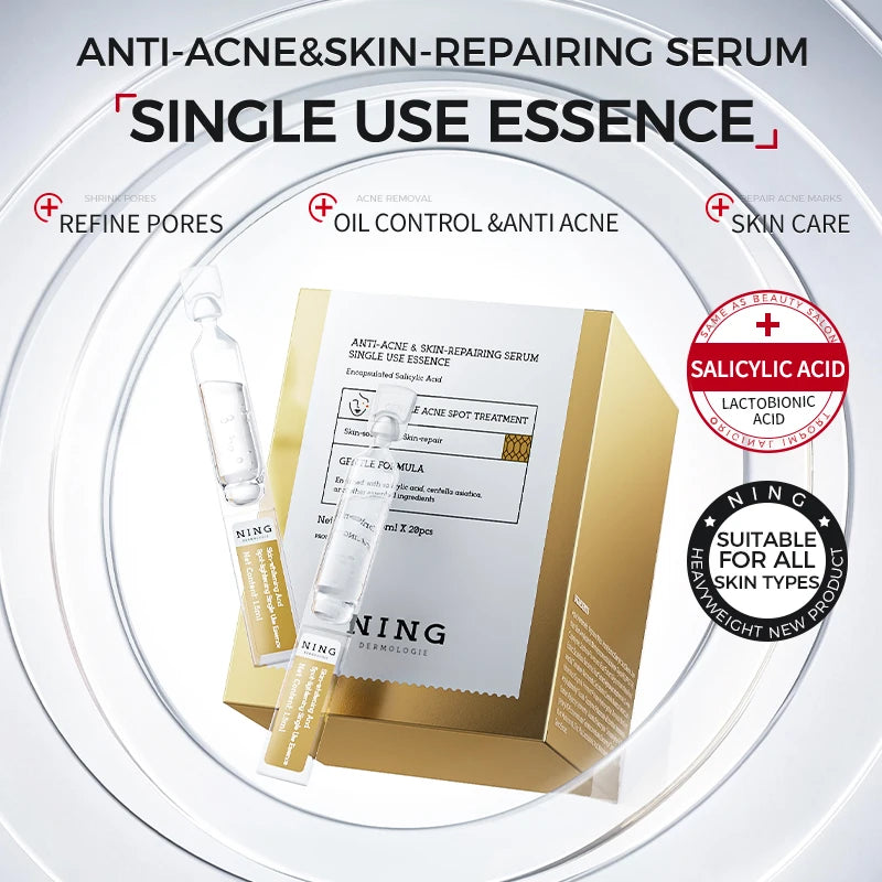 Face Serum with Niacinamide & Salicylic Acid for Clear, Smooth Skin – Peptides & Blemish Relief